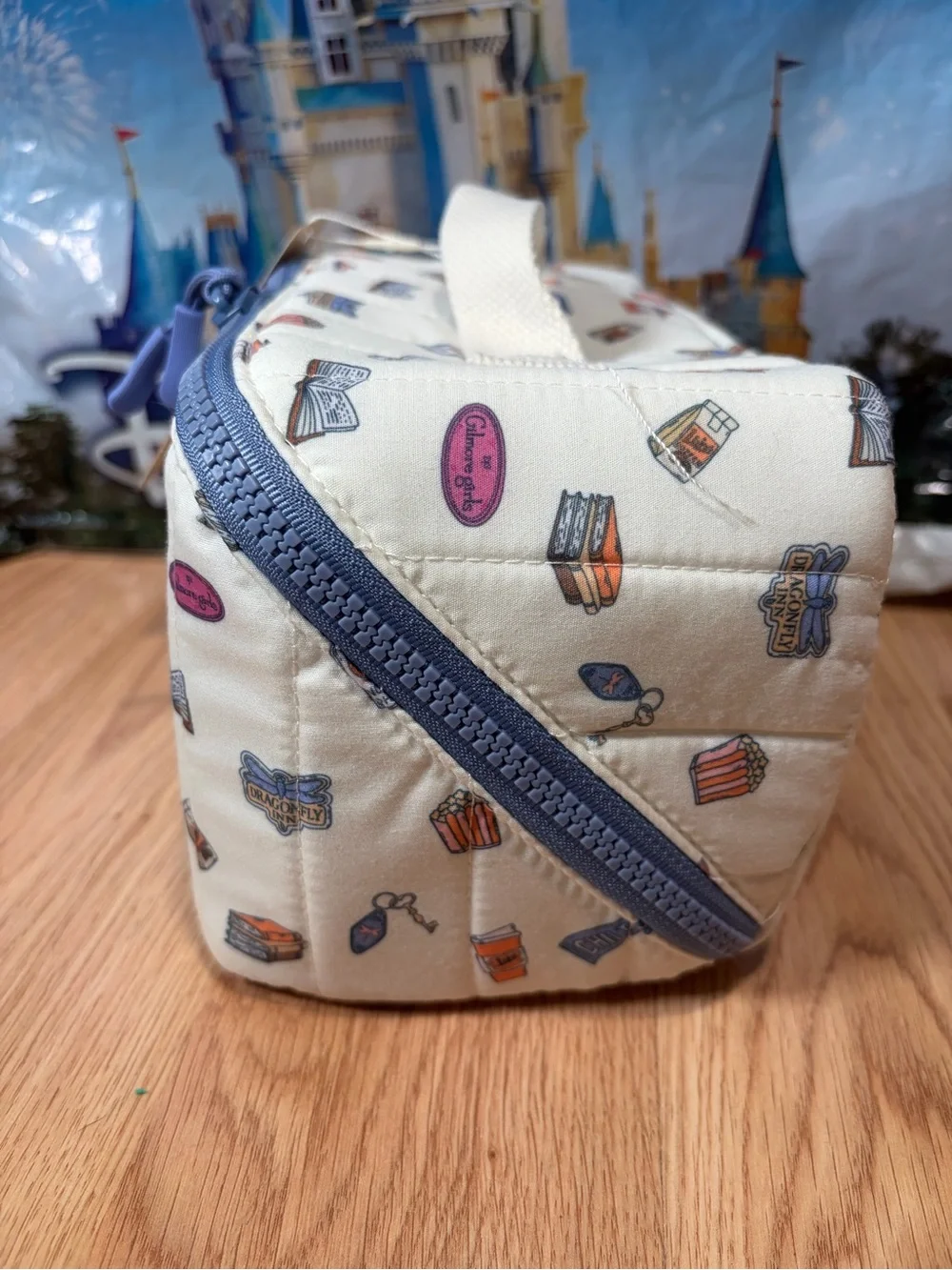 Gilmore Girls Zip Up Makeup Travel Cosmetic Bag w Interior Pouch Primark NEW